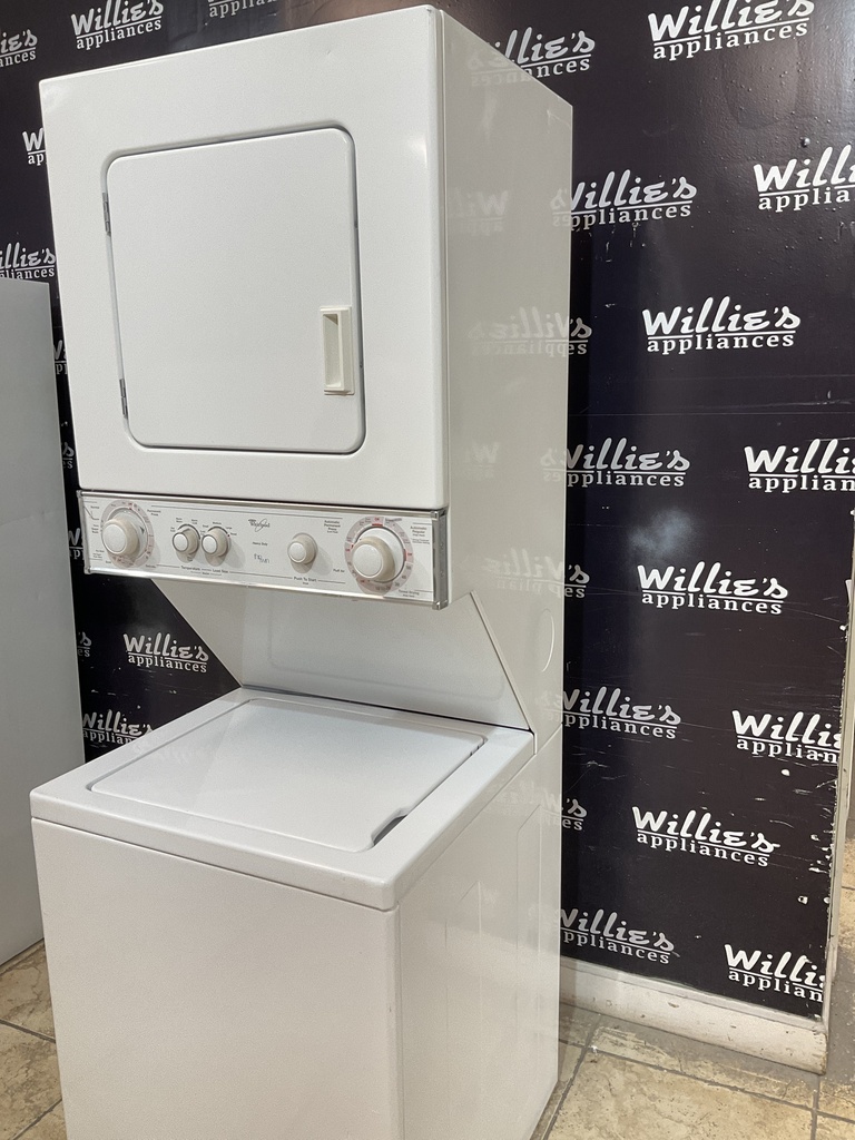 Used gas stackable washer on sale and dryer